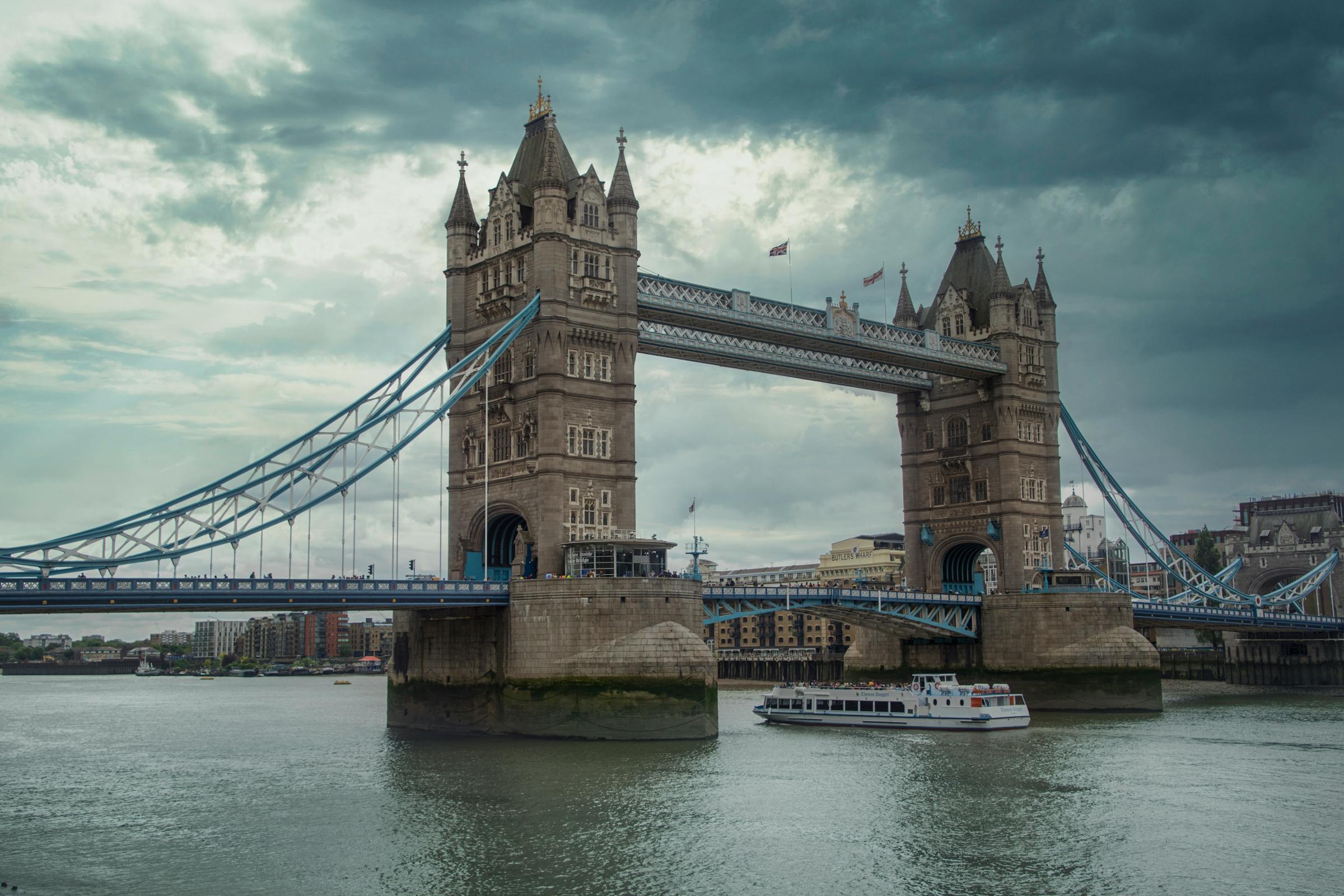 Tower Bridge over the River Thames in London